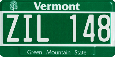 VT license plate ZIL148