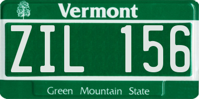 VT license plate ZIL156