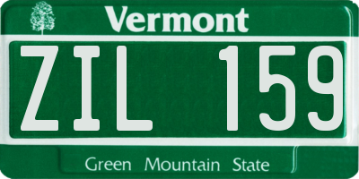 VT license plate ZIL159