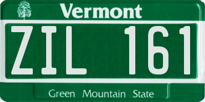 VT license plate ZIL161