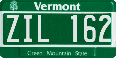 VT license plate ZIL162