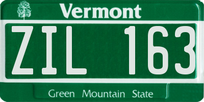 VT license plate ZIL163