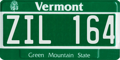 VT license plate ZIL164