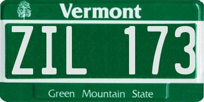 VT license plate ZIL173