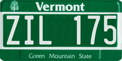 VT license plate ZIL175