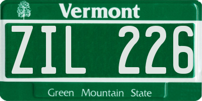 VT license plate ZIL226
