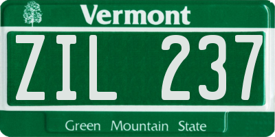 VT license plate ZIL237