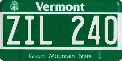 VT license plate ZIL240