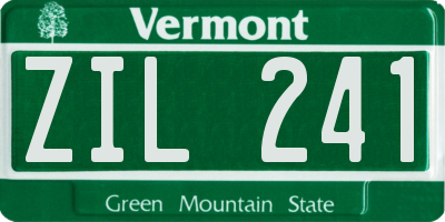 VT license plate ZIL241