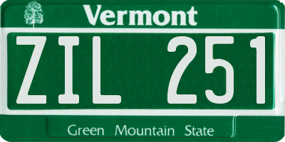 VT license plate ZIL251