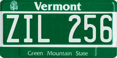 VT license plate ZIL256