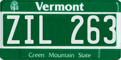 VT license plate ZIL263