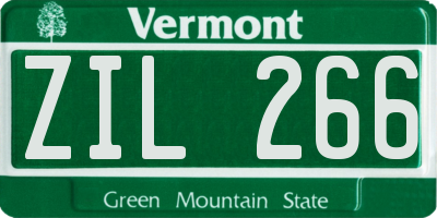 VT license plate ZIL266