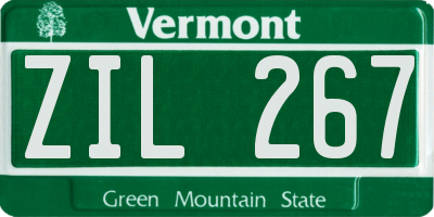 VT license plate ZIL267