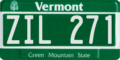 VT license plate ZIL271