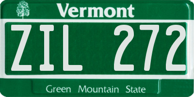 VT license plate ZIL272