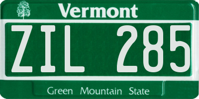VT license plate ZIL285