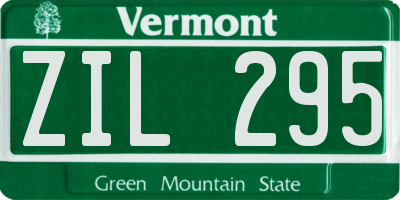 VT license plate ZIL295