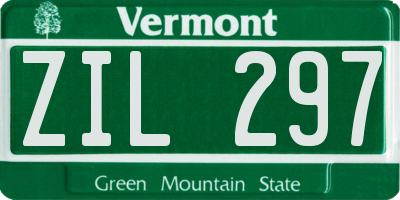 VT license plate ZIL297