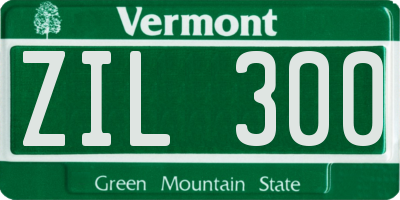VT license plate ZIL300
