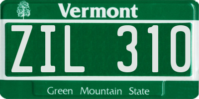 VT license plate ZIL310
