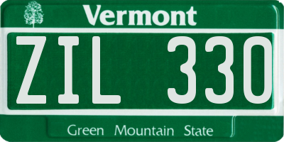 VT license plate ZIL330