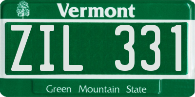 VT license plate ZIL331