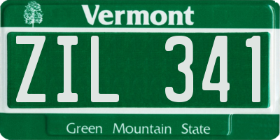 VT license plate ZIL341