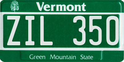 VT license plate ZIL350