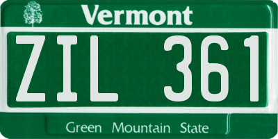 VT license plate ZIL361