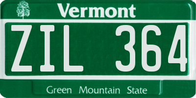 VT license plate ZIL364