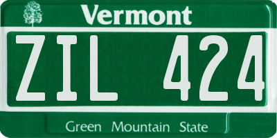 VT license plate ZIL424