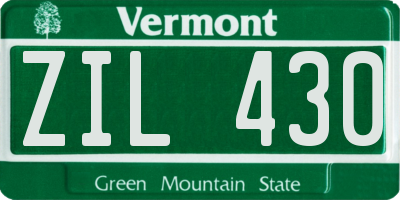 VT license plate ZIL430