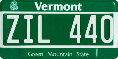 VT license plate ZIL440