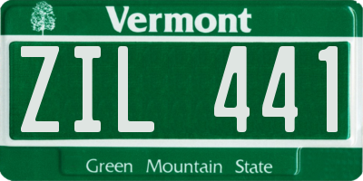 VT license plate ZIL441