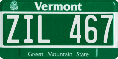 VT license plate ZIL467