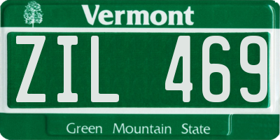 VT license plate ZIL469