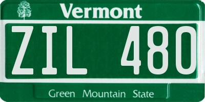 VT license plate ZIL480