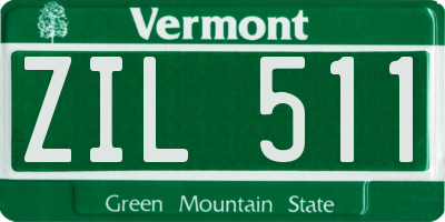 VT license plate ZIL511