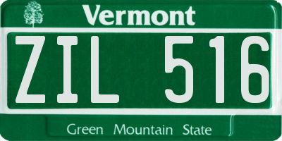 VT license plate ZIL516