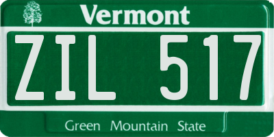VT license plate ZIL517