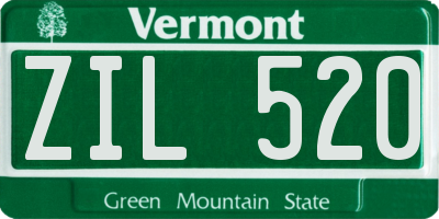 VT license plate ZIL520