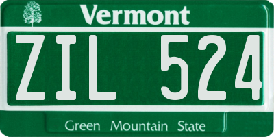 VT license plate ZIL524