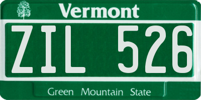 VT license plate ZIL526