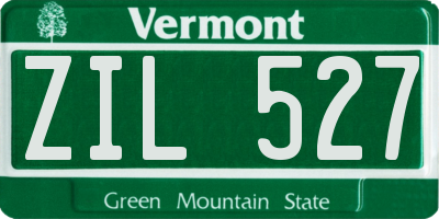 VT license plate ZIL527
