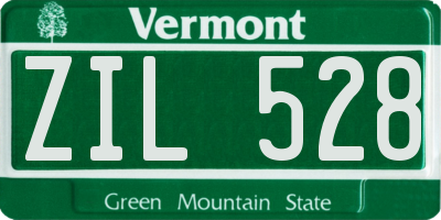 VT license plate ZIL528