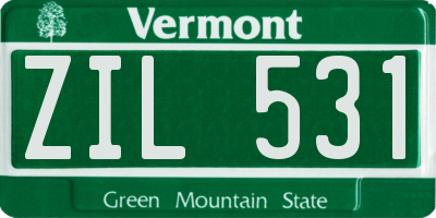 VT license plate ZIL531