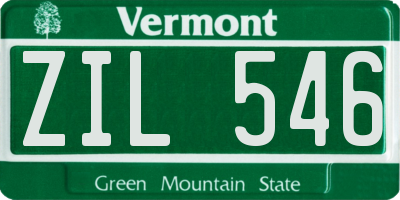 VT license plate ZIL546