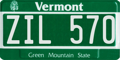 VT license plate ZIL570