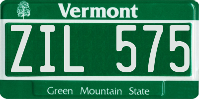 VT license plate ZIL575